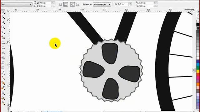 CorelDraw. Уроки для начинающих. Велосипед. смотреть онлайн