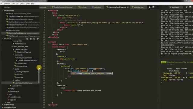 Laravel 5.6 and Vue js and vue router and vuex Make A SOCIAL NETWORK TIME LINE((Need Help)) смотреть онлайн