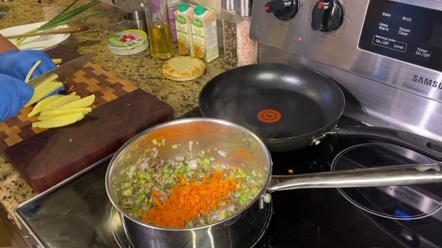 How To Make Delicious Cream And Mushroom Soup ///Как приготовить вкусный крем-суп с грибами