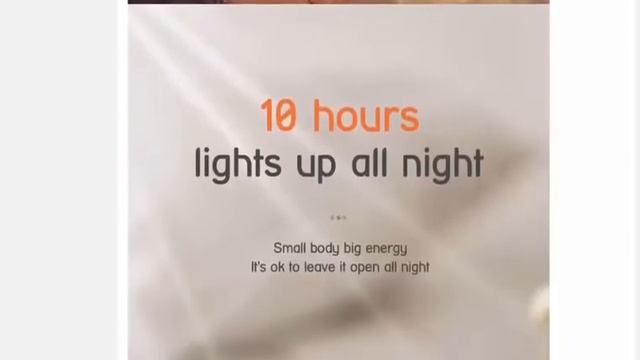 Силиконовый ночник с датчиком касания, Перезаряжаемый USB смотреть онлайн