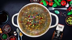 Суп из киноа с красным рисом и чечевицей Yelli