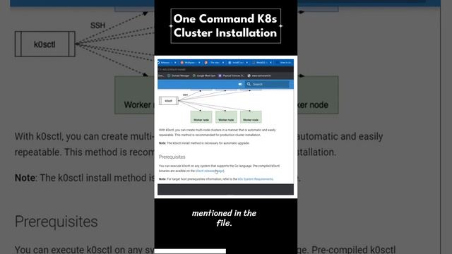 one command Kubernetes multi node cluster installation смотреть онлайн