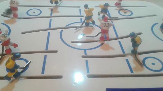 Настольный хоккей матч : Канада-Шведы смотреть онлайн