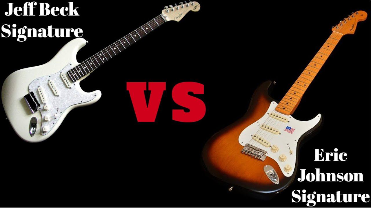 Jeff Beck Strat VS Eric Johnson Strat | Поговорим о подписных моделях. смотреть онлайн