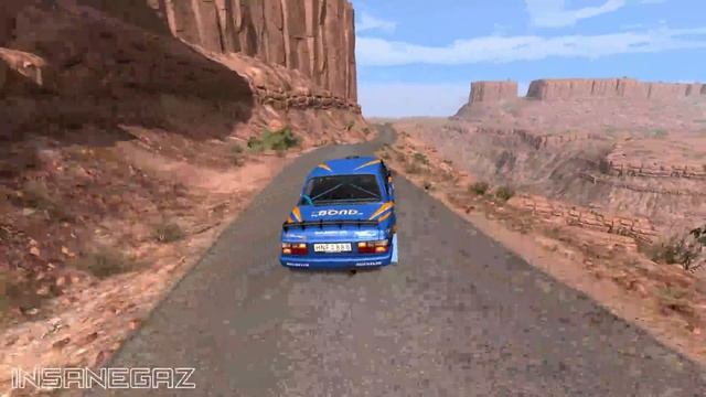 BeamNG Drive Volvo 242 LE Crash Testing #163 - Insanegaz смотреть онлайн