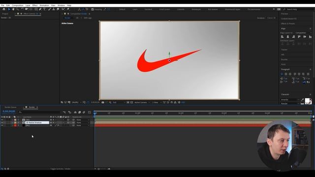 Как сделать 3D Логотип в After Effects без плагинов? смотреть онлайн