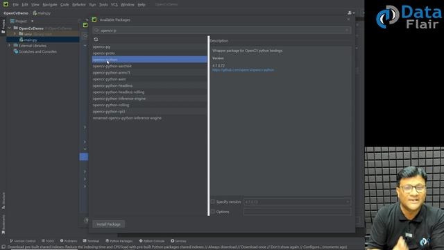 OpenCV Practical - How to Install OpenCV in PyCharm | OpenCV Installation on PyCharm [Hindi] смотреть онлайн
