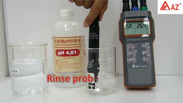 AZ 86031 combo pH/EC/DO meter calibration and maintenance-English смотреть онлайн