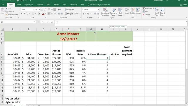 Excel essentials - name ranges, vlookup, PMT function, if statement, charting смотреть онлайн