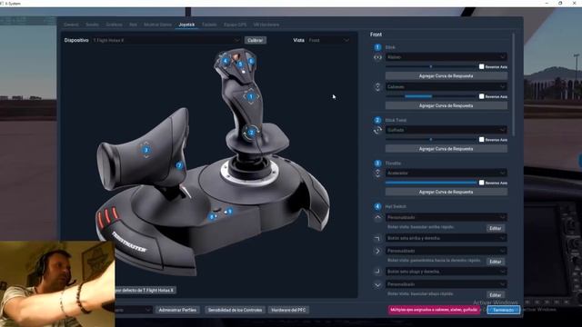X-Plane 11 |Menú de opciones| Calibrar, ajustar y configurar perfiles de Joystick, Cuernos...| 3# смотреть онлайн