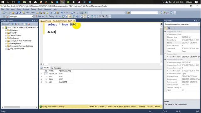 002 الحذف من قاعدة البيانات بطريقة سهلة جدا delete from VB NET WITH SQL смотреть онлайн