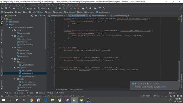 Android Studio (Kotlin) Room Database Update or Edit смотреть онлайн