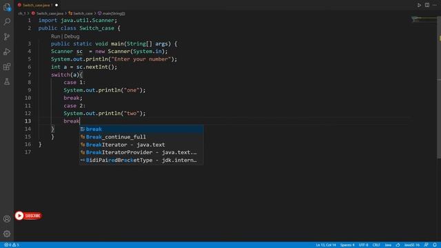 switch case in java | in hindi | java main switch case kaise use karthe hain смотреть онлайн