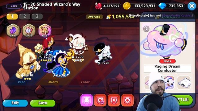 RAGING DREAM CONDUCTOR | 15-30 Dark Mode | Shaded Wizard's Way Station Guide | Cookie Run Kingdom смотреть онлайн
