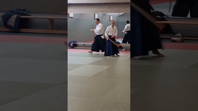 attaque au djo #aikido #dojo #martialarts смотреть онлайн