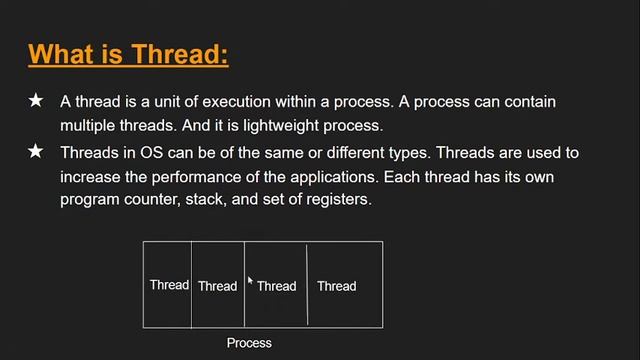 What is Thread in OS | Operating System tutorials in Telugu смотреть онлайн