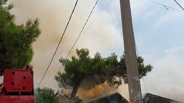 ГЕЛЕНДЖИК... ГОРИТ ДОМ НА УЛИЦЕ КУБАНСКАЯ... 21 августа 2019... смотреть онлайн