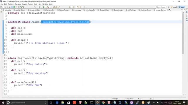 SCALA ABSTRACT CLASS METHOD FIELDS 2017 07 19 смотреть онлайн