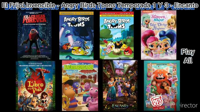 El Frijol Invencible - Angry Birds Toons Temporada 1 Y 3 - Encanto 8 En 1 DVD Menu Pirata смотреть онлайн