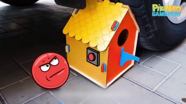 Red Ball 4 Animation | Red Ball In Real Life With Color Ball Ep 4