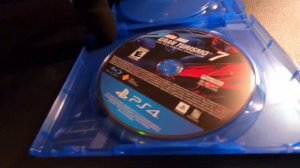 Gran Turismo 7 PS4 Unboxing. Two Discs Inside. Large Game As Expected.