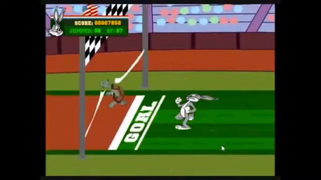 Черепашка и кролик Банни / Bugs Bunny And Cecil In Mad Dash / Www.allgames.cc