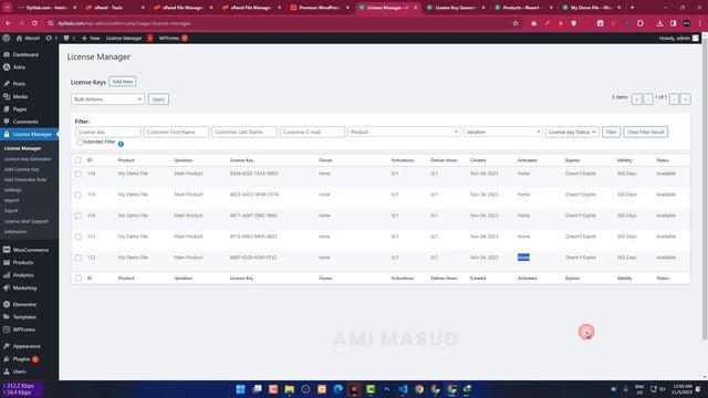 WooCommerce Product License Plugin | WordPress Bangla Tutorial | 2024 | AMI MASUD смотреть онлайн