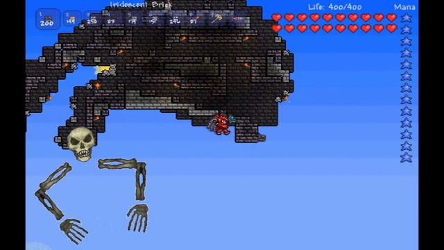 Terraria Pixel Art #20 - Skeletron (Boss #3) смотреть онлайн