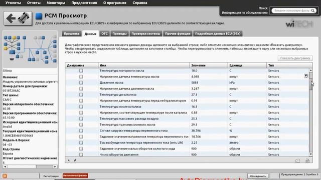 программа для диагностика chrysler, jeep, dodge - witech смотреть онлайн