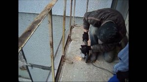 Разварка и наружная обшивка балкона