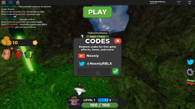 ROBLOX Treasure Quest UPDATE 2 - Candyland "ALL Codes" Fire sword Grass blade location смотреть онлайн
