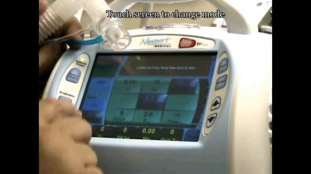 RESPIRATORY CARE: Newport HT70 Transport Ventilator