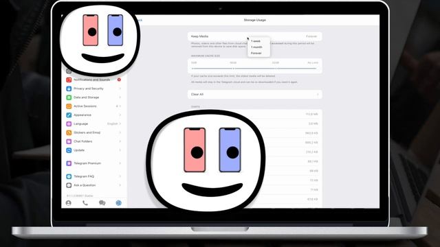How To Clear Telegram Cache On PC / MacBook / Laptop in 2022 | Storage Deleting смотреть онлайн