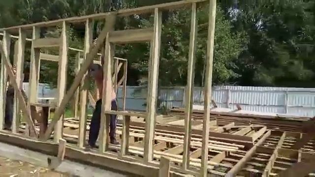 Третья стена. Каркасный дом 6х9 смотреть онлайн