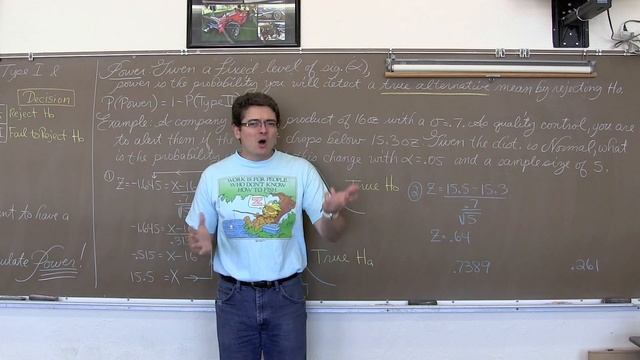 Type 1 Error Type 2 Error Power 1 Sample Mean Hypothesis z-Test смотреть онлайн