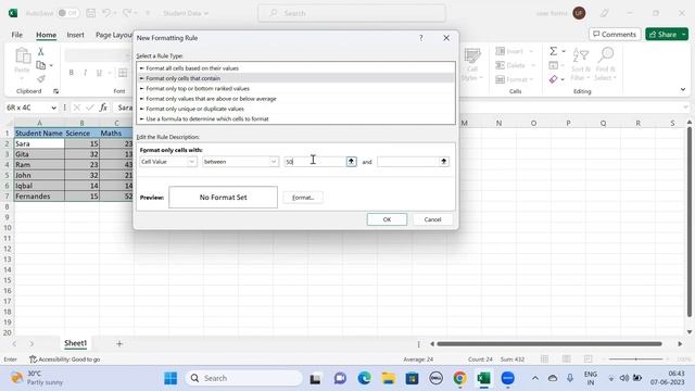 change background colour of cell in excel based on data range смотреть онлайн