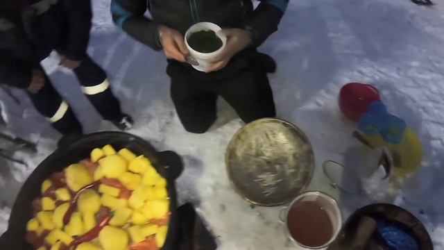 Мое День Рождения 31 годик))) готовим на казане хашламу . смотреть онлайн