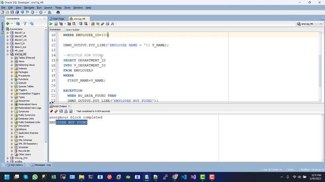 PL/SQL Exception Handling || no_data_found || too_many_rows || Others || sqlcode || sqlerrm смотреть онлайн