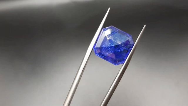 Танзанит 9.92 ct. Танзания. природный камень. смотреть онлайн