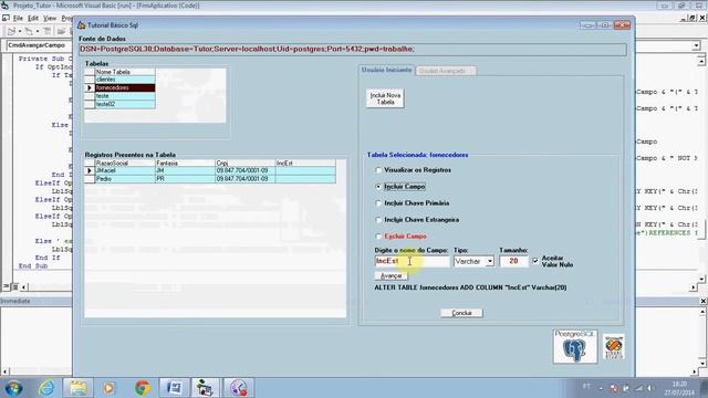 PostGreSql com Visual Basic 9 de 9 смотреть онлайн