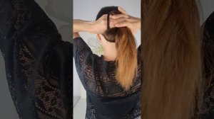 Как сделать красивый пучок на средние и длинные волосы за 1 минуту