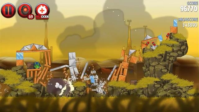Angry Birds Star Wars 2 - Rebels(Pork Side): All Levels 3 Star Walkthrough смотреть онлайн