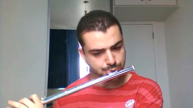Segunda Gravação - Flute Bourre Bach Jethro Tull - Beginner смотреть онлайн