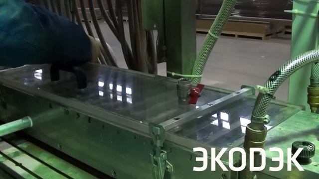 Производство древесно-полимерного композита. ЭКОДЭК. смотреть онлайн