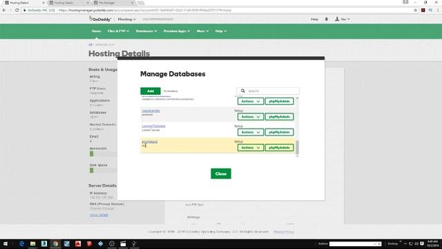 Hosting How to create database and connect to your Joomla website CMS using Godaddy смотреть онлайн