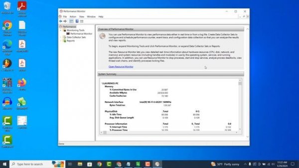 Performance Monitor in Windows 10 Explained