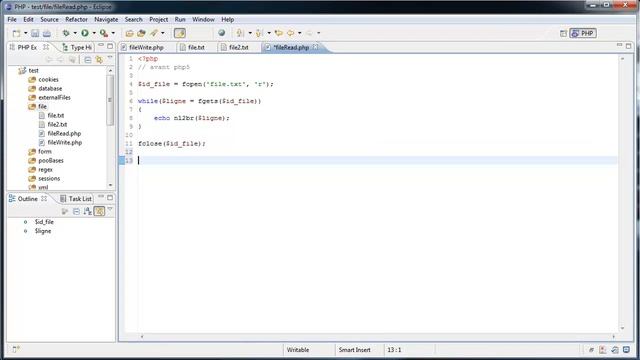 Formation PHP 5.4 : Lire dans un fichier (42/52) смотреть онлайн