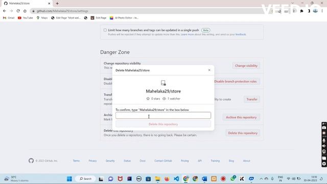 How to DELETE a GitHub Repository || Easy Tutorial #github #repository #delete смотреть онлайн