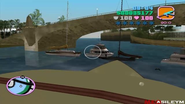 Прохождение GTA Vice City: Миссия 21 - Всем руки на машину смотреть онлайн