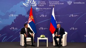 Владимир Путин отметил духовную близость народов Сербии и России
